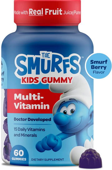 The Smurfs Kids Multivitamin Gummies (60 Count)